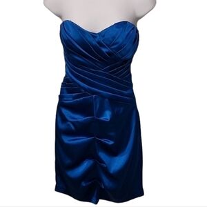 B Darlin Satin Cocktail Evening Prom Dress NWT